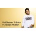 Premium Silk Textured T-Shirt For Men